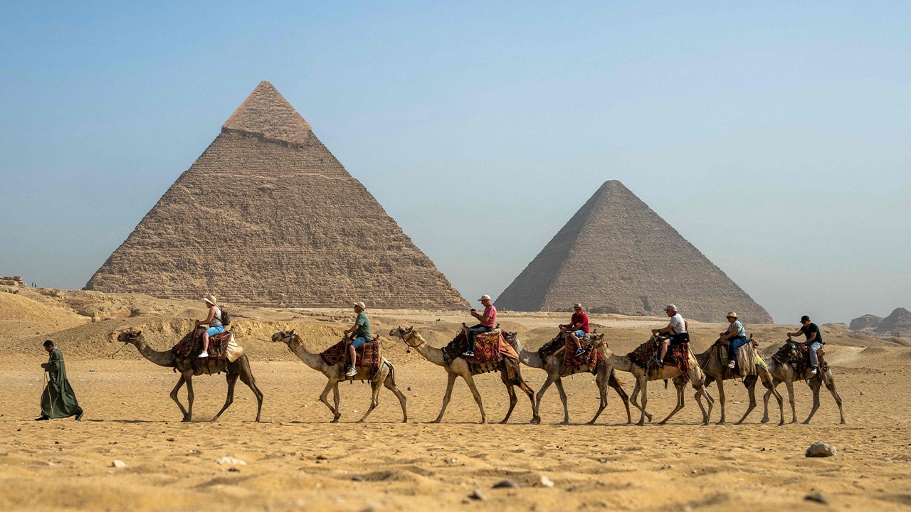 <h2>1. Hack the pyramids</h2><p>Exactly how the ancient Pyramids of Giza were constructed without modern machinery remains one of civilisation&rsquo;s most mind-boggling mysteries. What&rsquo;s certain is that being in the presence of these elaborate burial structures, built over more than 20 years some 4500 years ago, is a near-spiritual experience. &ldquo;Arrive at Giza at around 8am to avoid the crowds and heat,&rdquo; says Australian writer and expat <a href="https://www.instagram.com/dawncreativeme/?hl=en" target="_blank" rel="noopener">Dawn Gibson-Fawcett</a>, who has been based in Cairo for three years. &ldquo;Book a local guide in advance &ndash; they&rsquo;re affordable, knowledgeable and expert at keeping hagglers at bay,&rdquo; she says, adding that if you visit in October or November, you can take in the unforgettable annual Forever Is Now exhibition, with contemporary artists from around the world creating large installations using the pyramids as a backdrop. This year&rsquo;s exhibition is from October 23 to November 15.</p><p>You can enjoy these archaeological wonders &ndash; the tombs of Egypt&rsquo;s Old Kingdom kings, Khufu, Khafre and Menkaure &ndash; in supreme comfort, too. Among manicured lawns and date palms, the <a href="https://travel.escape.com.au/accommodation/detail/marriott-mena-house-cairo?HotelCode=0117162680" target="_blank" rel="noopener">Marriott Mena House</a> offers sleepovers with pinch-me pyramid views and sun-drenched breakfasts on an outdoor patio with the Great Pyramid casually lingering in the distance. There are a couple of options nearby as well. &ldquo;Book outdoor seating for breakfast or lunch at <a href="https://www.instagram.com/9pyramidslounge/?hl=en" target="_blank" rel="noopener">9 Pyramids Lounge</a>,&rdquo; Gibson-Fawcett says. &ldquo;It boasts the most incredible views. And the <a href="https://travel.escape.com.au/accommodation/detail/great-pyramid-inn?HotelCode=03767650" target="_blank" rel="noopener">Great Pyramid Inn</a>&nbsp;hotel has gorgeous rooftop terraces that are perfect for enjoying the evening light and sound show.&rdquo;</p>