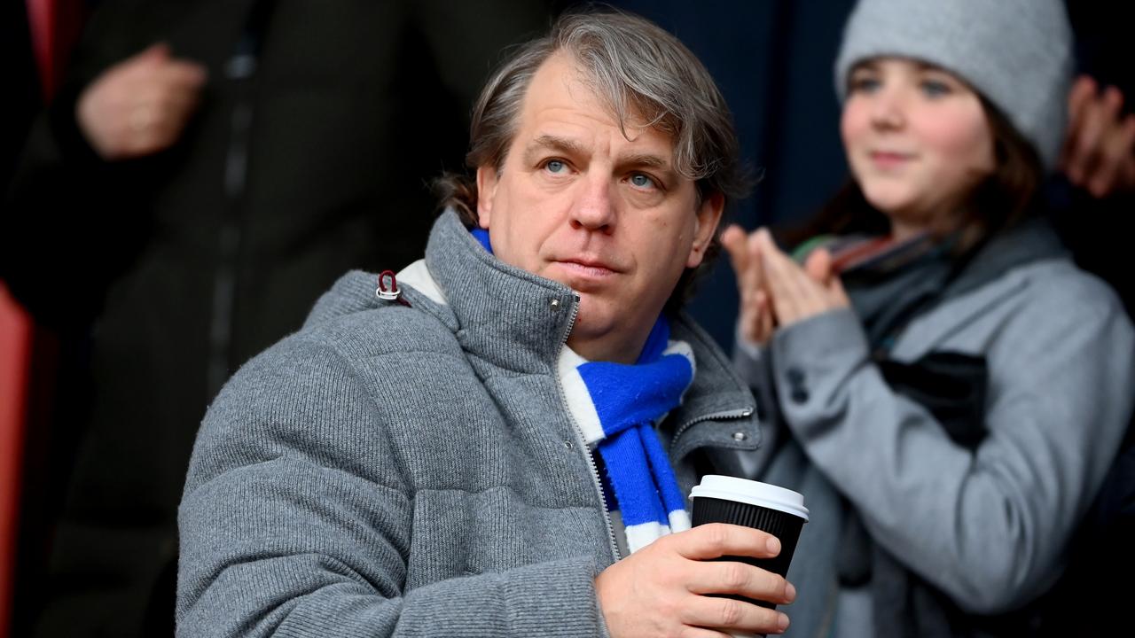 LONDON, ENGLAND - MARCH 05: Todd Boehly, Chairman of Chelsea looks on prior to the FA Women's Continental Tyres League Cup Final match between Chelsea and Arsenal at Selhurst Park on March 05, 2023 in London, England. (Photo by Alex Davidson/Getty Images)