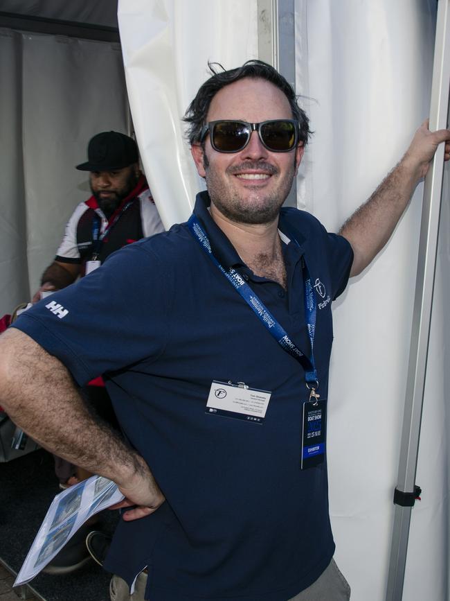 Tom Stransky at the Sanctuary Cove Boat Show. Picture: Glenn Campbell