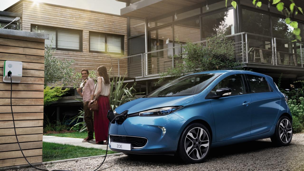 Plug and play: The Zoe can be recharged from a standard power point or dedicated charge point. Picture: Supplied.