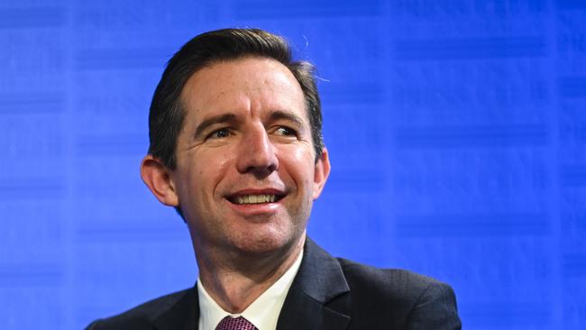 Trade Minister Simon Birmingham Photo: AAP Image/Lukas Coch