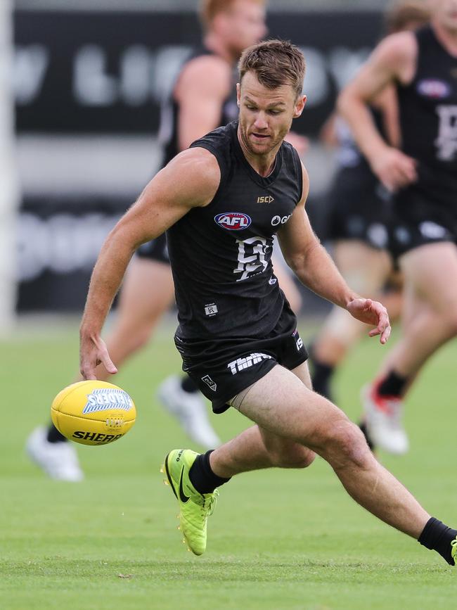 Robbie Gray on Friday night. Picture: Matt Turner/AFL Photos via Getty Images