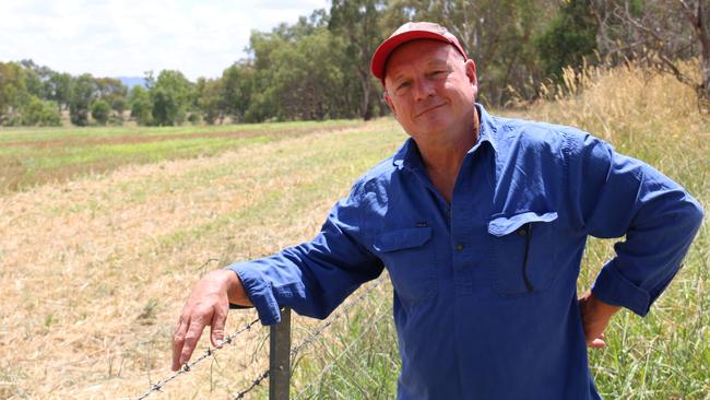 Greg Mirabella on his property near Wangaratta.