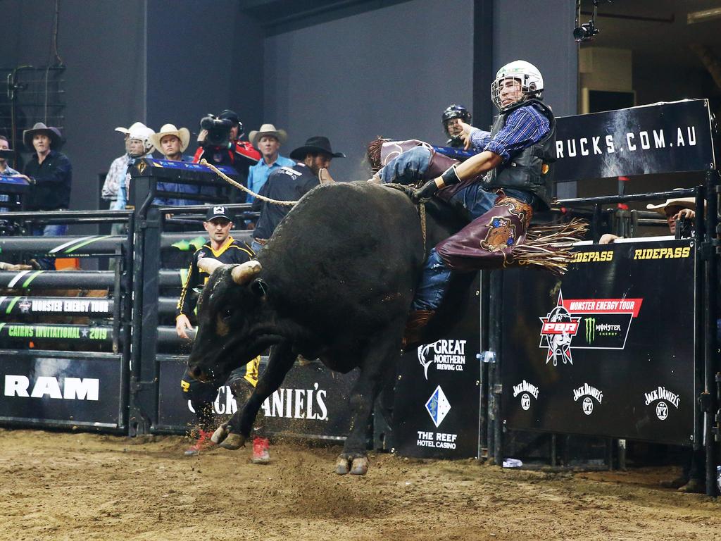 The PBR bull riders Cairns Invitational had plenty of thrills and ...