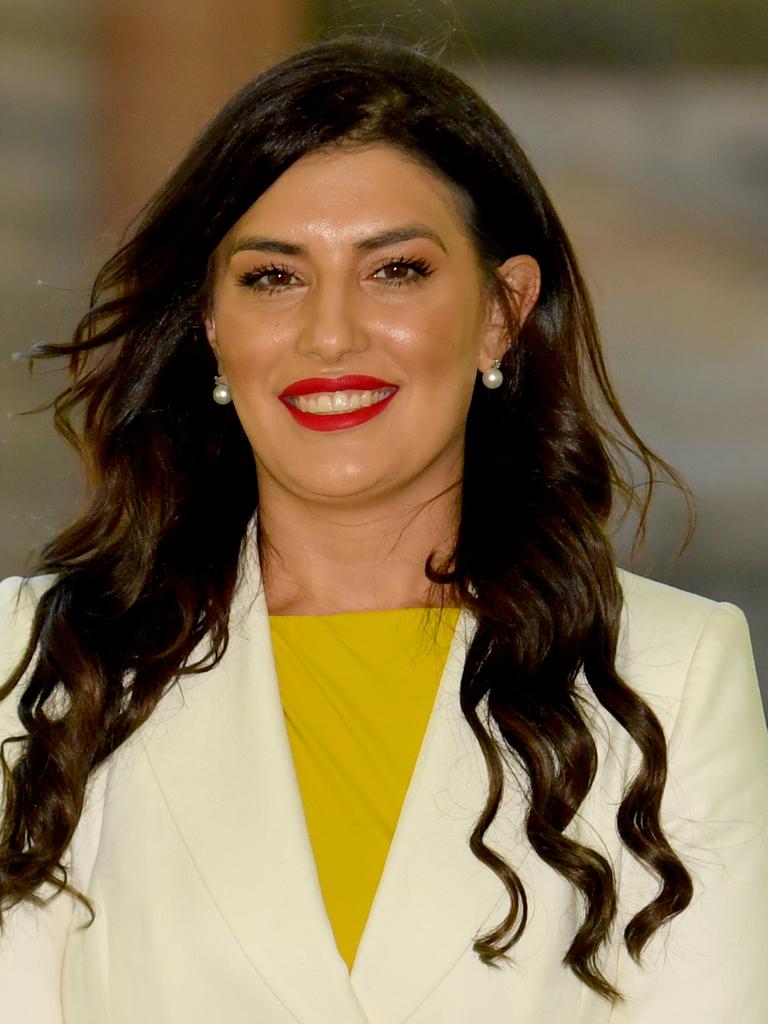 NSW Minister for Small Business Eleni Petinos at a swearing in ceremony at NSW Government House in Sydney, Tuesday, December 21, 2021. (AAP Image/Mick Tsikas) NO ARCHIVING POOL PICTURES