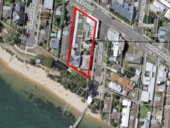 The site of the proposed $5.4m modern shop top housing development.