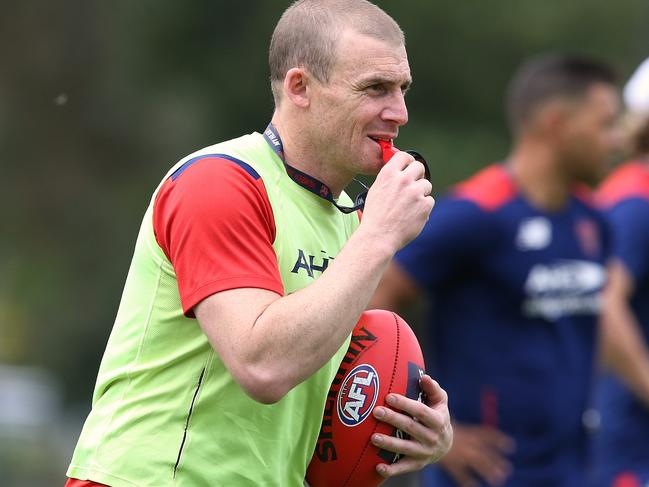 MELBOURNE TRAINING Simon Goodwin Picture:Wayne Ludbey