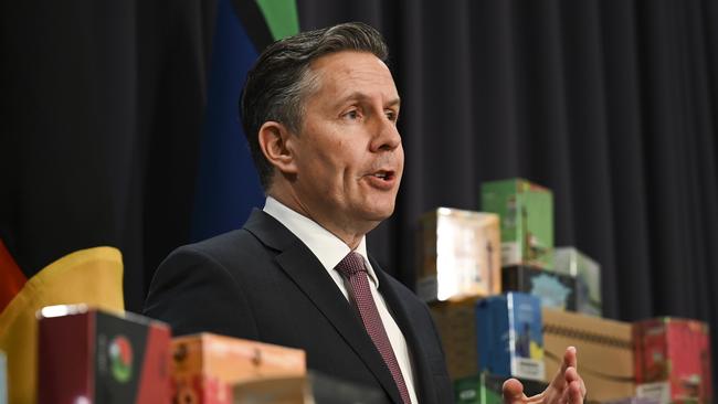 Health Minister Mark Butler made a deal with the Greens to pass its vapes Bill, but with a major concession. Picture: NewsWire / Martin Ollman
