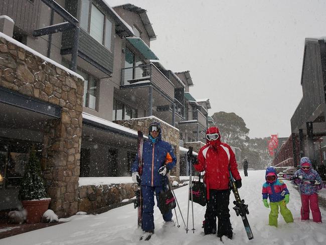 Thredbo, Australia. A ski resort with actual snow. Unlike New Zealand at present.