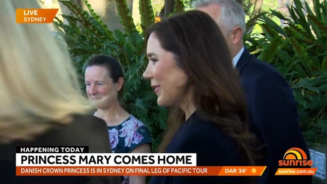 Princess Mary hits the streets in Sydney (Sunrise)