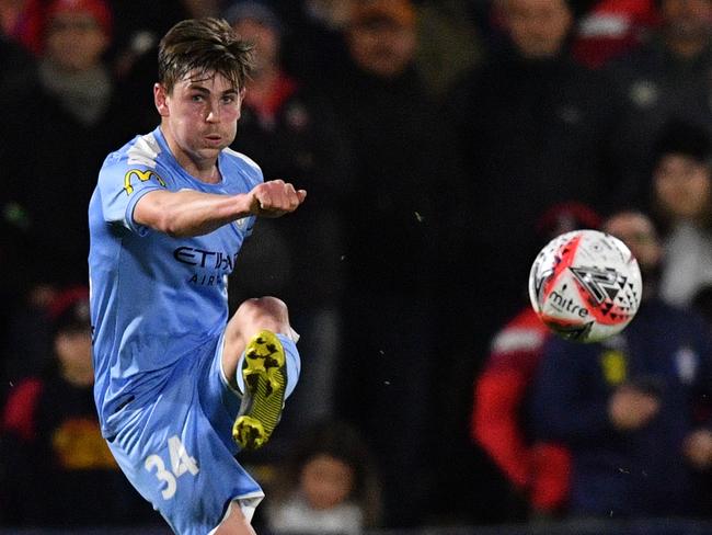 Midfielder Connor Metcalfe has been called up to the Olyroos squad for the first time. Picture: AAP Image