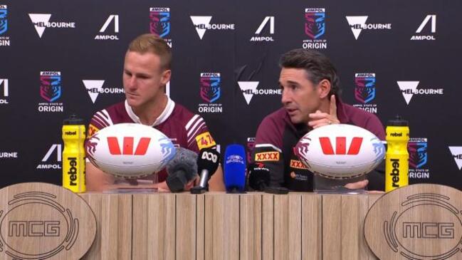 Billy Slater bristles at journo after follow-up questions