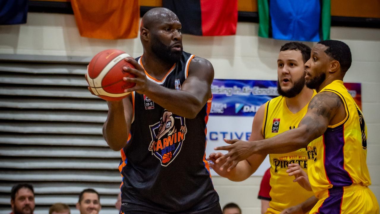 Nathan Jawai in action against South West Metro last season. Picture: Ben Thompson.