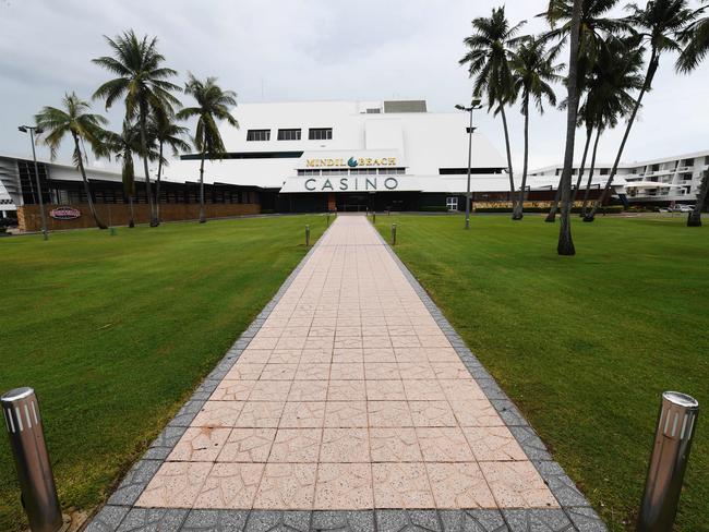 Mindil Beach Casino Resort’s green front lawns will be paved over and replaced with almost 150 new parking bays. . Picture Katrina Bridgeford.