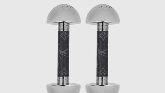 Lois Vuitton dumbbells. Picture: Louis Vuitton