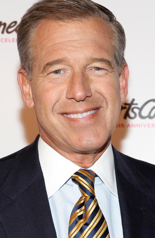 Not so trusted anymore. NBC Anchor Brian Williams has been forced to step down without pay for six months. Picture: Photo by Mireya Acierto/Getty Images.