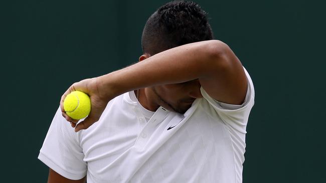 Nick Kyrgios made his earliest ever exit from Wimbledon.
