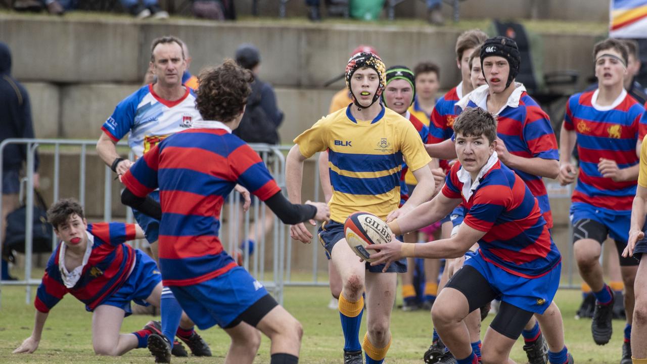 Action from the 15As Downlands vs TGS game in 2022. Picture: Nev Madsen.