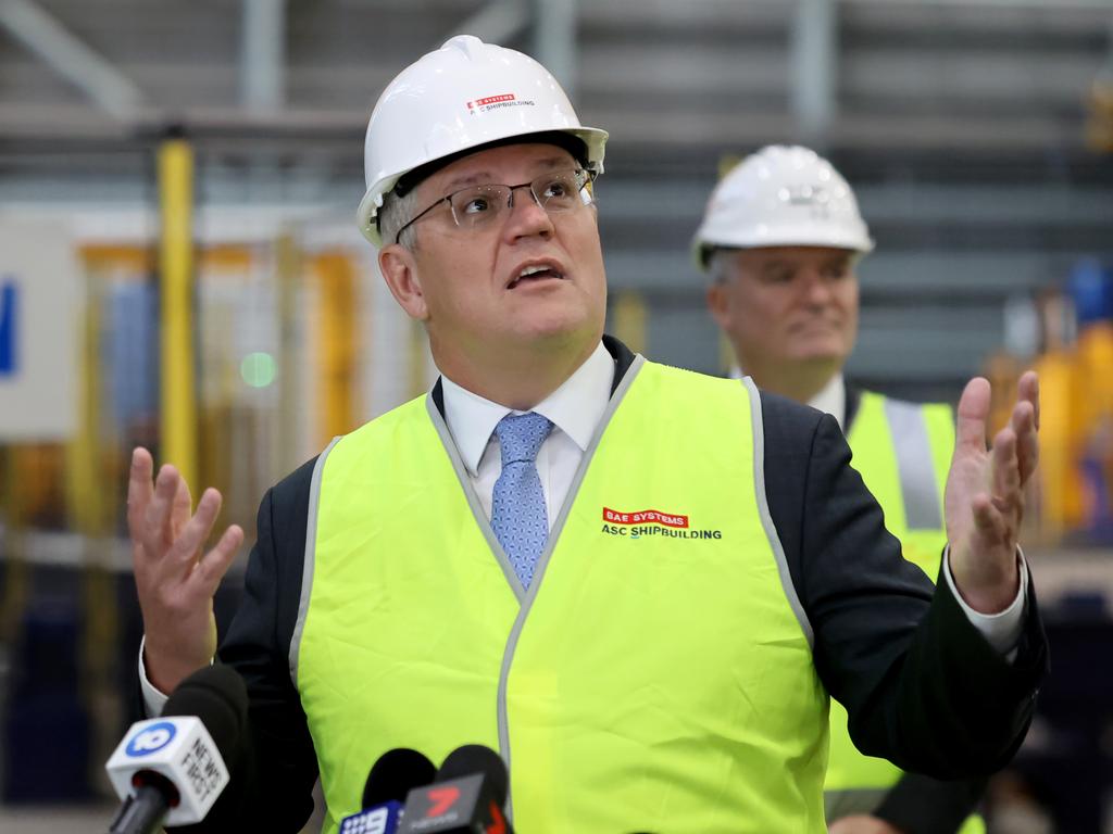 Prime Minister Scott Morrison says the Federal Government is rebuilding Australia’s economy for the future through its JobMaker economic plan. Picture: Kelly Barnes/Getty Images