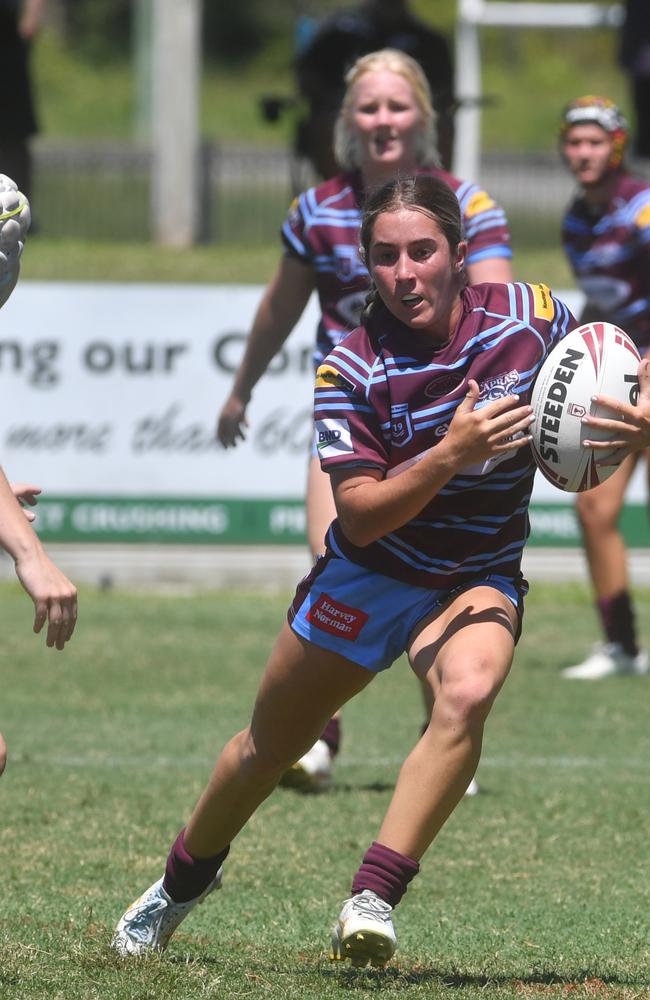 Capras fullback Caydence Fouracre. Picture: Evan Morgan