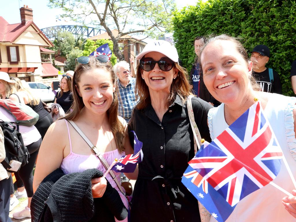 Royal fans outside Admiralty House as on the second day of a Royal Visit to Australia. Picture: Getty