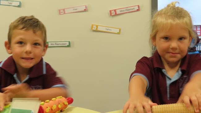 Malaki and Halle at Tanduringie State School.