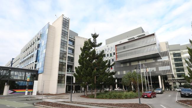 The alleged assault happened in Gold Coast University’s emergency department. Picture: Richard Gosling