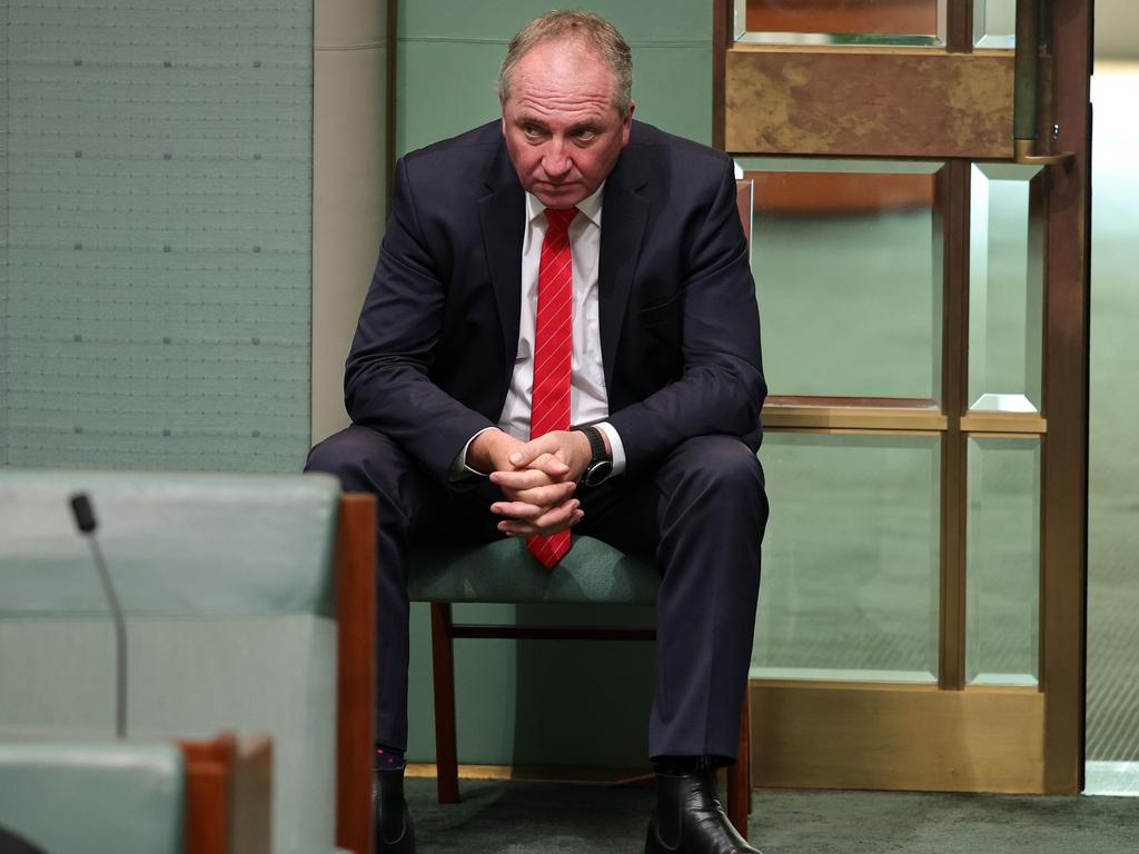 Barnaby Joyce in Parliament House, Canberra. Picture: Gary Ramage