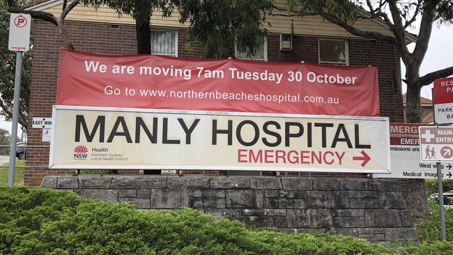 Manly Hospital closed on October 30. Picture: Julie Cross.