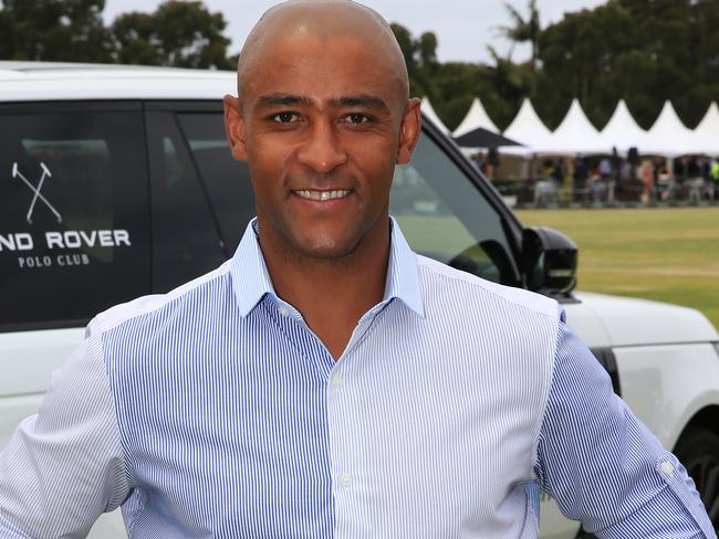 Polo In The City event held at Centennial Park. George Gregan arrives at the Land Rover marquee. Picture: Toby Zerna