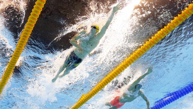 Australia's Mack Horton and China's Sun Yang.