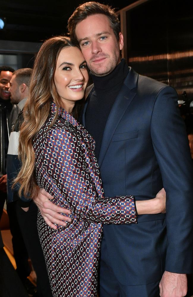 Armie and ex-wife Elizabeth Chambers announced they were getting a divorce after 10 years of marriage in June 2020. Picture: Getty Images.