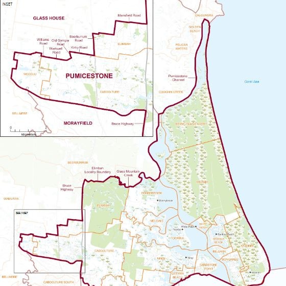 LNP has only a 0.8 per cent margin in Pumicestone and constituents are voting for their fifth member in eight years. Picture: ECQ