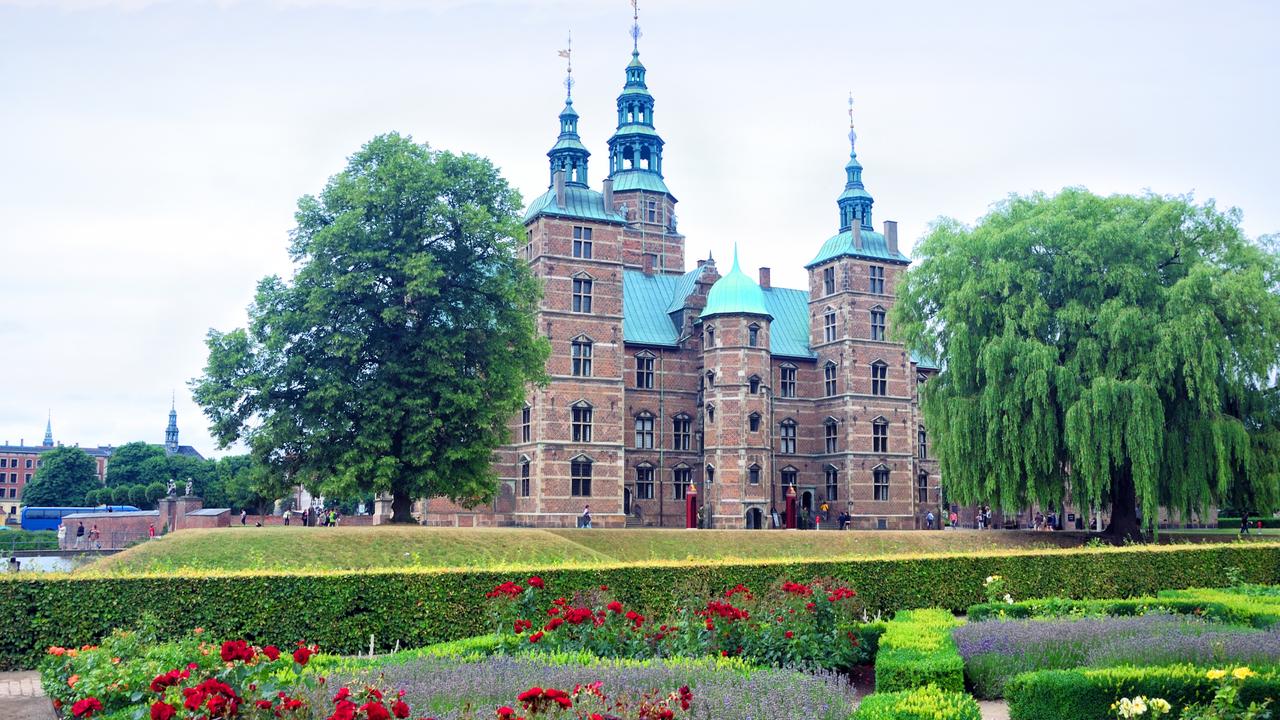 Rosenborg Palace in Copenhagen. The government has just raised its risk assessment for Denmark, warning Australians the country now faces an increased risk of terror attacks after Koran burnings in the country and neighbouring Sweden triggered worldwide riots. Picture: iStock