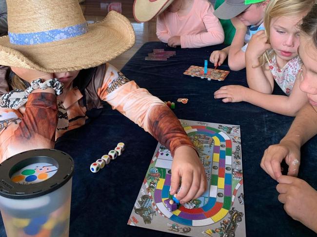 Locals playing board games at one of Gamez Knight Kingaroy events.