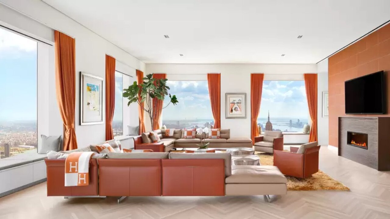 The unit has Fendi, Bentley and Hermès furniture. Picture: Realtor