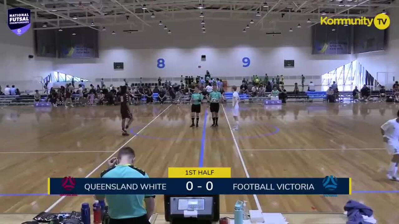 Replay: Football Queensland White v Football Victoria (Youth Men QF)—2025 National Futsal Championships Day 4