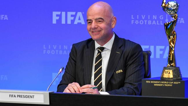 FIFA President Gianni Infantino. Picture: AFP