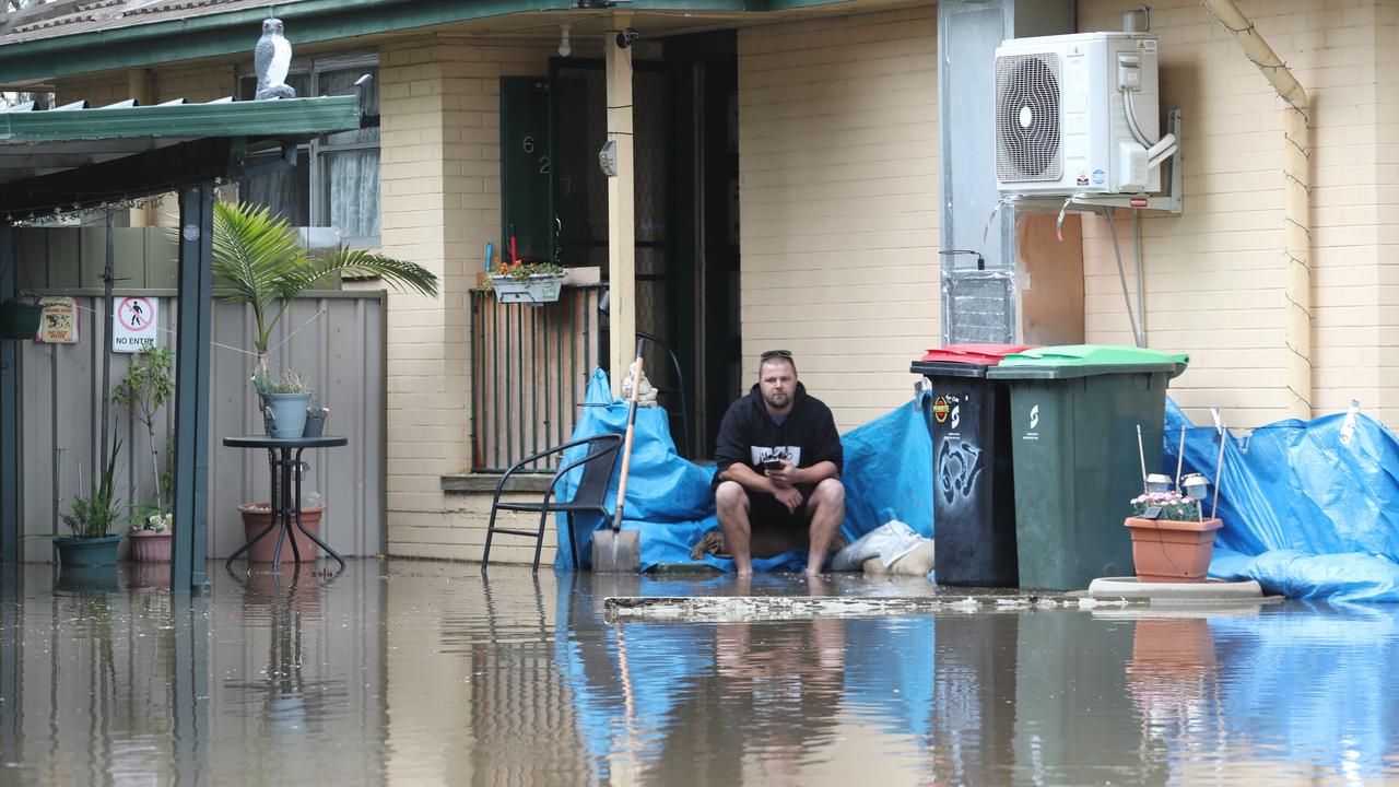 A man outside his home in Wyndham Street, Shepparton. Picture: David Crosling