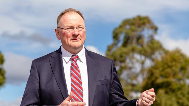 Education, Children and Youth Minister Roger Jaensch. Picture: Linda Higginson