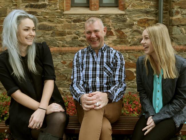 19/05/2017  Molly Hill, 24, Kira bishop, 18 speak with David Panter CEO ECH Group a Aged care provider teaming up with SYC and the UK-based Prince's Trust to deliver training courses for teenagers to enable them to work in aged care. Kelly Barnes/The Australian.