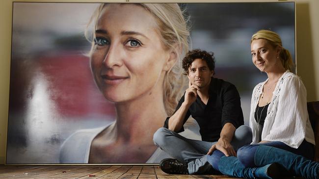 Vincent Fantauzzo painted his girlfriend actor Asher Keddie for the Archibald Prize and won the People’s Choice award in 2013.