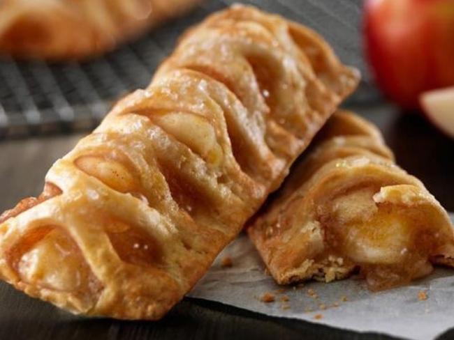 The new baked apple pie … it also has a lot less sugar.