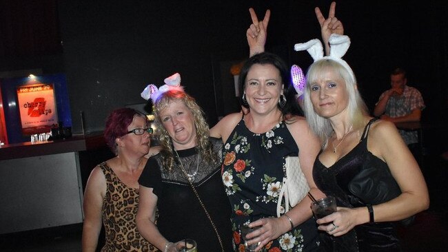 Four ladies at an Easter-themed party at DG Nightclub on March 31, 2018. Picture: Dorset Gardens Hotel Facebook page.