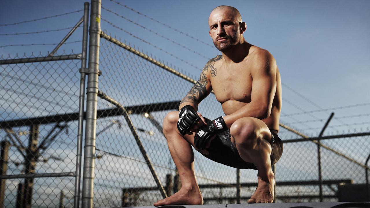 UFC featherweight champion Alexander Volkanovski pictured at The Carriage Works in Sydney. Picture: Sam Ruttyn