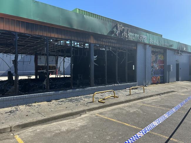 An arson chemist will attend the scene. Picture: Erin Constable.