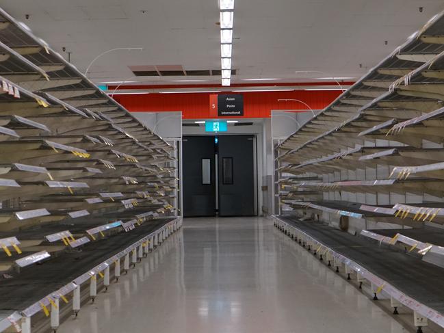 Inside the former Mount Gambier Coles building. Picture: Jessica Ball