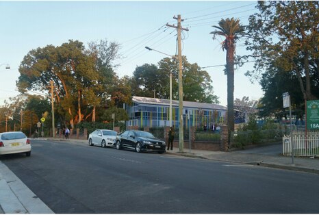 Proposed administration and student centre in the Meriden prep school campus at Margaret St.