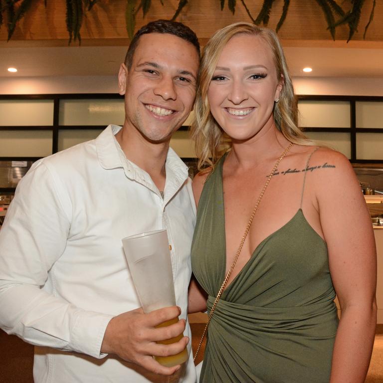 Richard Stoevelaar and Aimie Aurisch at opening of White Rhino, Surfers Paradise. Picture: Regina King