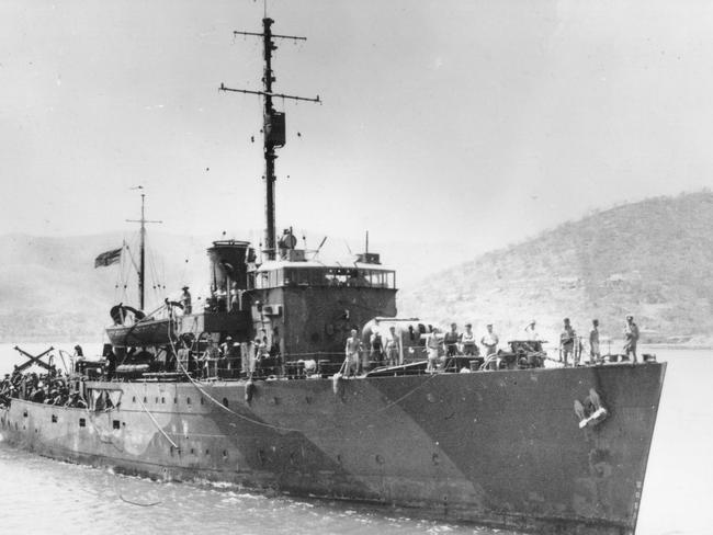 The HMAS Armidale.